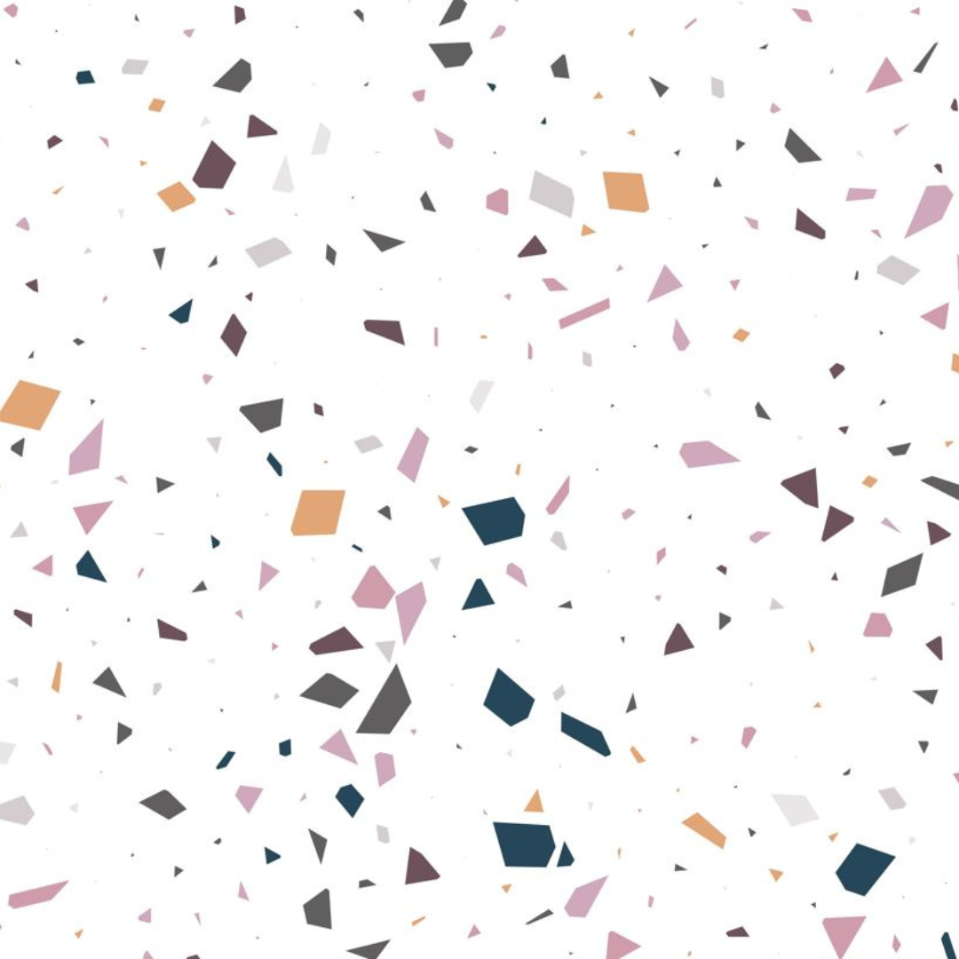 Navy Terrazzo Zippy