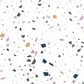 Navy Terrazzo Zippy
